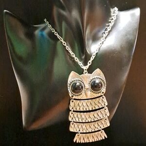 Vintage Owl Necklace